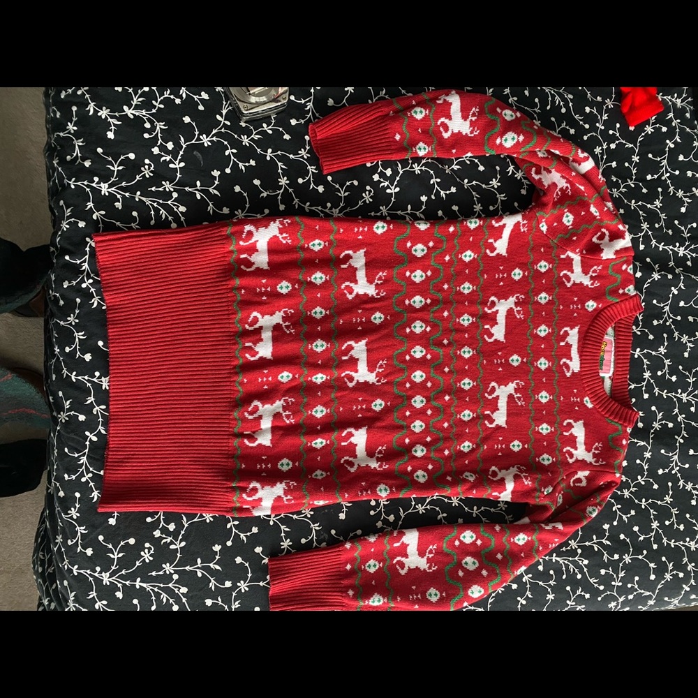 Tipsy Elves reindeer sweater dress